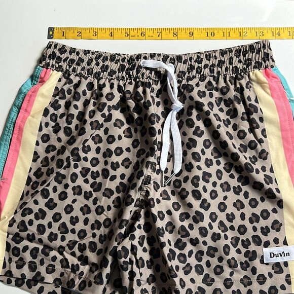 Duvin Design Men’s Cheetah Disco Swim Short - Picture 6 of 10